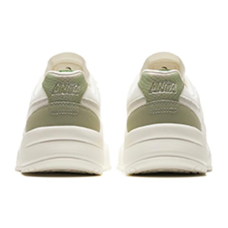 Anta Cushioning Wear-Resistant Low-Top Skateboard Shoes Men's White Green Sneakers 112428013-1