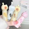 Cute Cat Mirror Dyeing Lip Gloss Moisturizer Liquid Lipstick Waterproof Lasting Almond Milk Dew Lip Tint Korean Makeup Cosmetics
