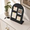 Magnetische Schreibtisch-Displaytafel Metallständer für Büro Zuhause Schreibtisch Magnetischer Memo-Halter Organizer für Notizen Fotos Schilder Dokumente