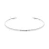 Maison Margiela Sm7uy0054 Sv0310 951 Mm6 Engraving Numbering Logo Cuff 3mm Bracelet