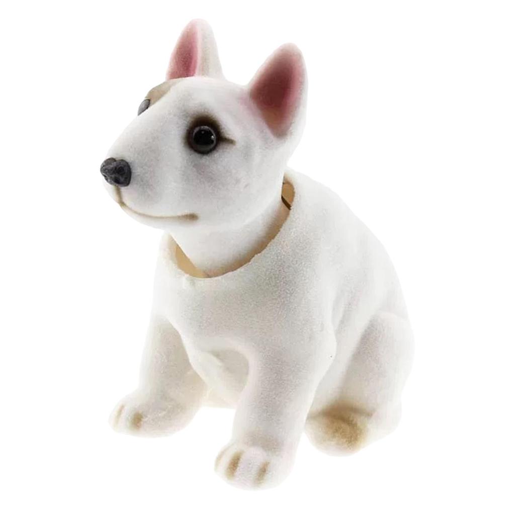 Dog Figurine for Vehicle Dashboard, Interior Accessories for Pet Lovers, Gift for Office Space