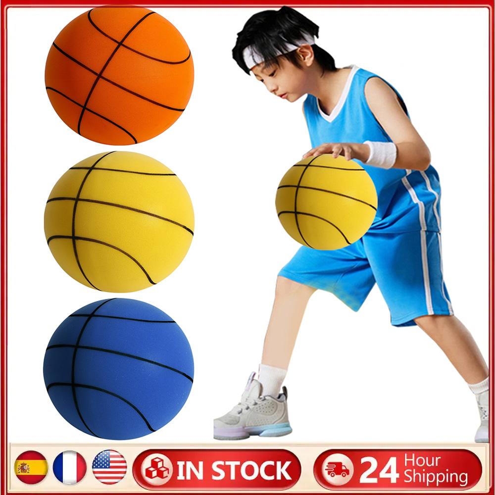 7.09 Inche Silent Basketball High-Resilience Indoor Training Ball No Noise Basketball Indoor Sports