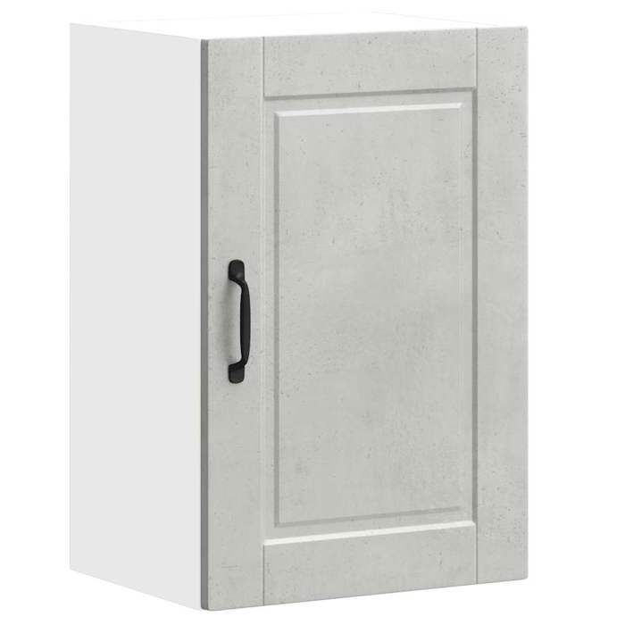 VidaXL Armoire murale de cuisine Porto gris béton bois d'ingénierie 854031