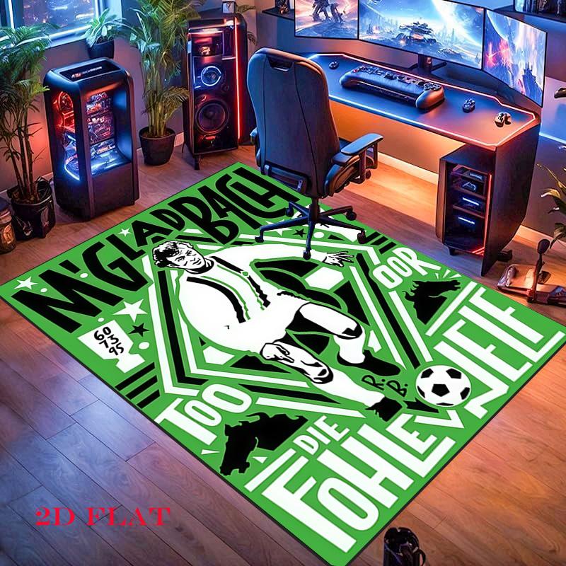 Borussia Carpet Rug for Living Room Bedroom Home Sofa Decoration,Kids Play Nonslip Floor Mat