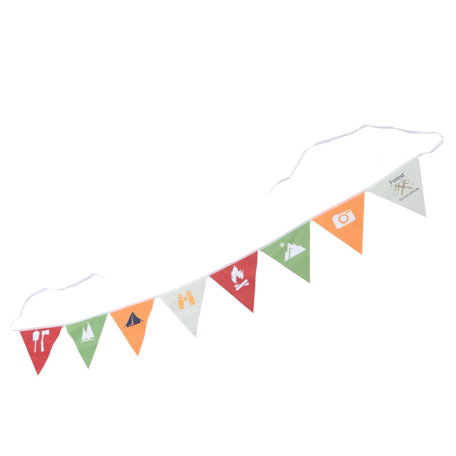 

Pennant Multicolor Hanging Wear Resistance Outdoor Flag for Outdoor Garden Decoration