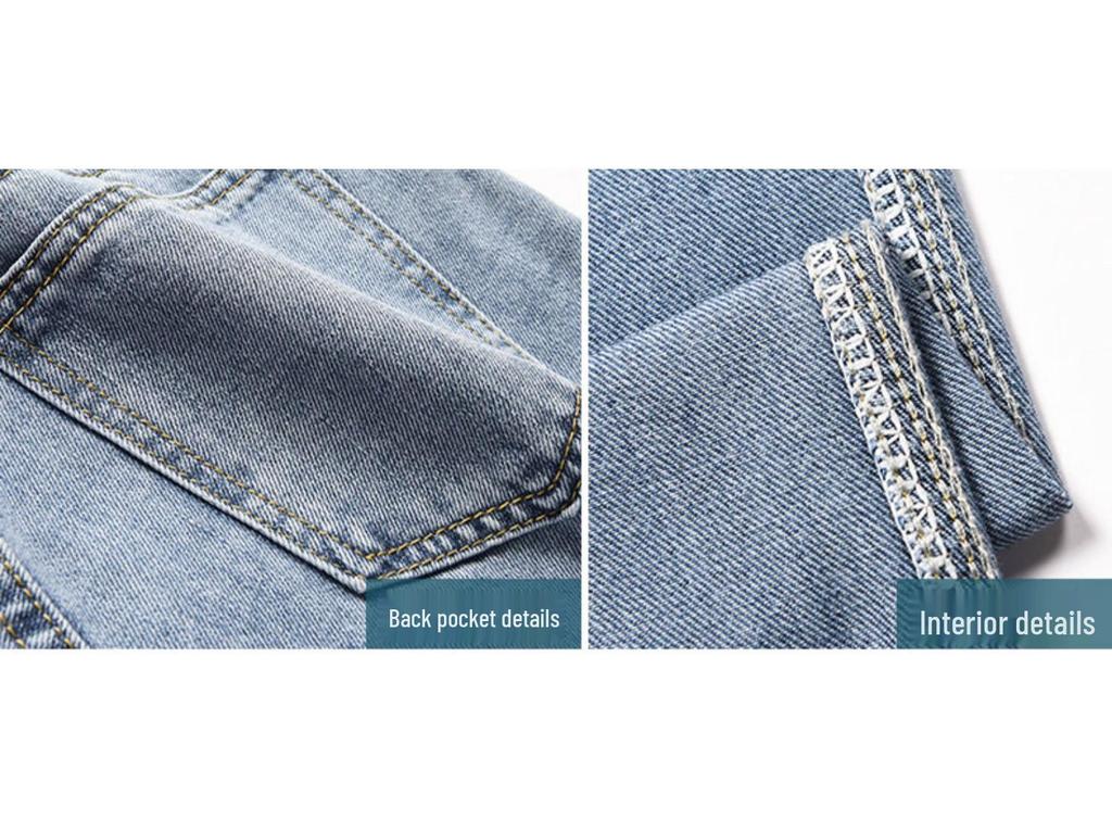 2025 Loose High-Waisted Straight-Leg Jeans for Women, Korean Style, Slimming, Plus Size, Student BF Style