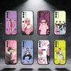 YBC Y-Yarichin-B-Club Phone Case For Samsung S25,S24,S21,S22,S23,S30,Ultra,S20,Plus,Fe,Note,5G Black Cover