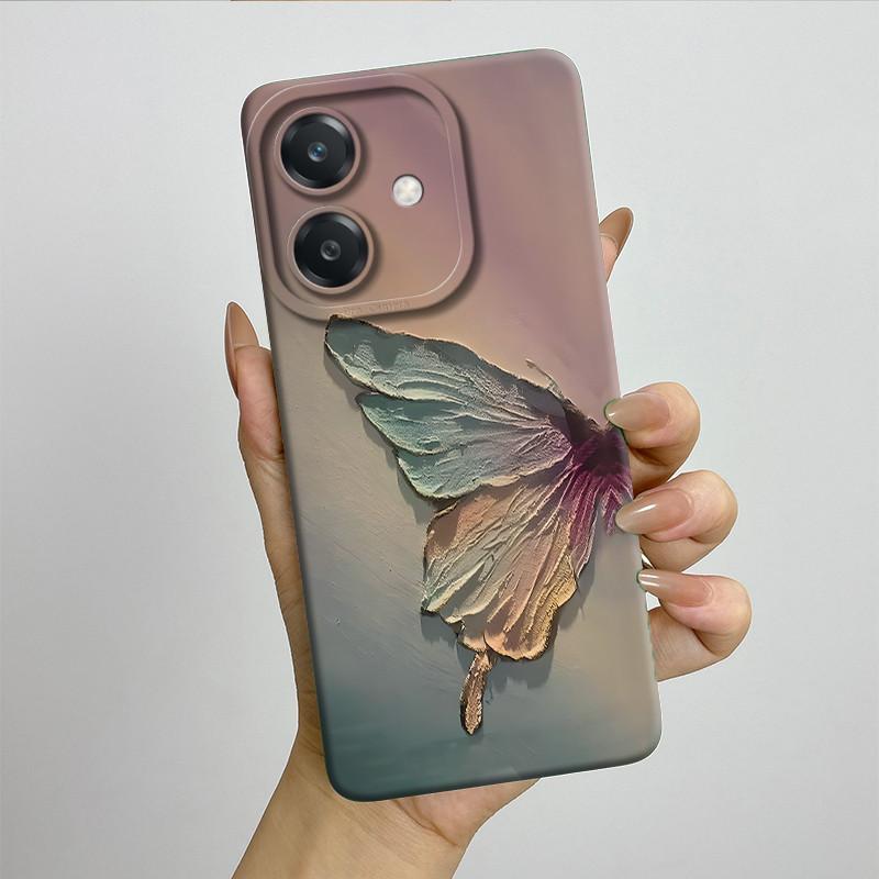 For OPPO A3 4G Phone Case A40 A40m CPH2669 CPH3669 Soft Silicone Sweet Painted Funda Coque Cartoon Printed Protective Back Cover
