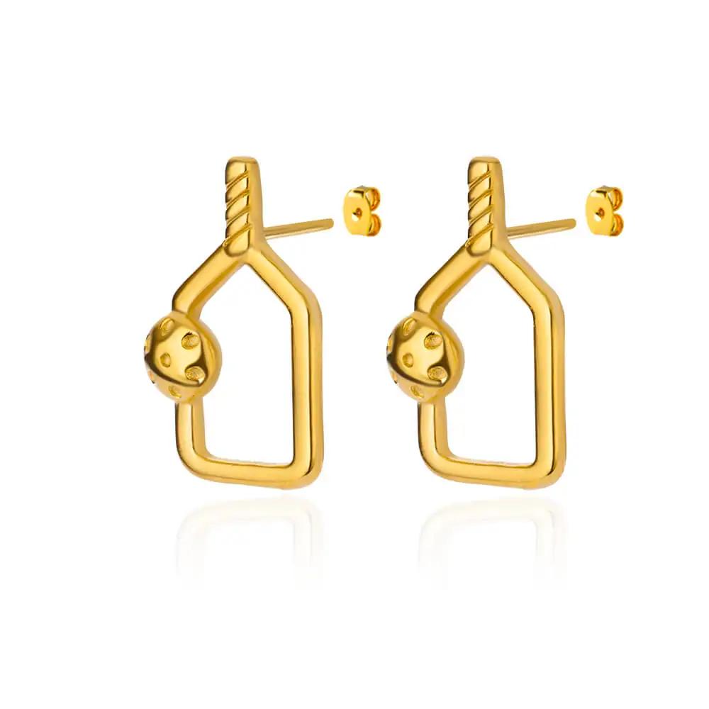 Stainless Steel Hoop Earrings for Women Men Gold Color Stainless Steel Earrings 2025 Trend  Piercing Earring Jewelry