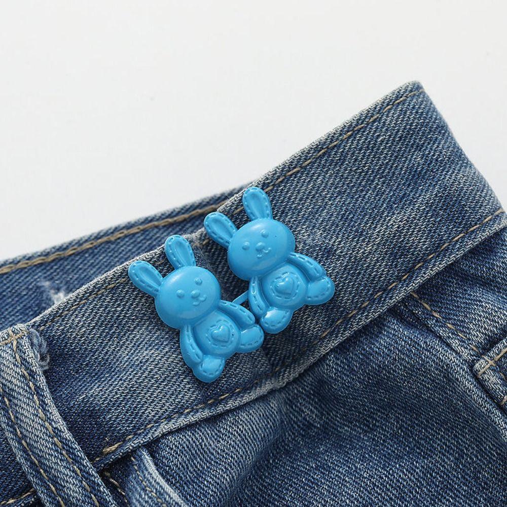 Zinc Zinc Alloy Rabbit Snaps Detachable Pant Clips Multicolour  Stylish   Tightening