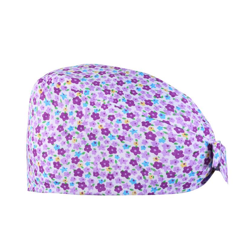 

Регулируемая унисекс шапочка для медсестры и врача из чистого хлопка для операционной и кухни adjustable