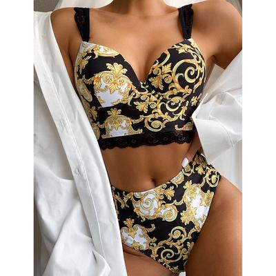 Push Up Bikinis Bikini Set High Waist Swimwear Women Swimsuit Female Swimming Suit Bathing Suit