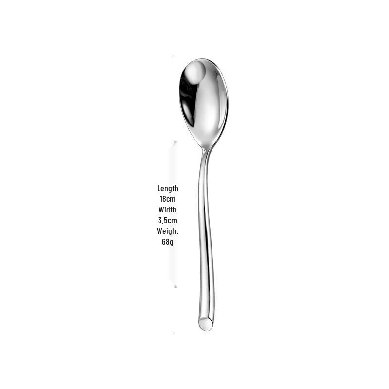 

Ru Han Slanted Handle European Style Dessert Spoon Set