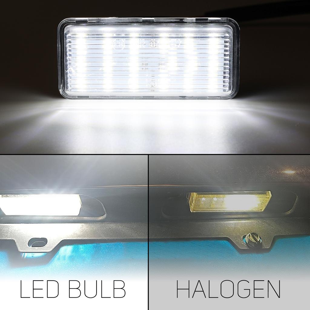 2x Error Free 18LED Car Number License Plate Light For Toyota Land Cruiser 100 Land Cruiser 200 Prado 120 for Lexus LX470 GX470