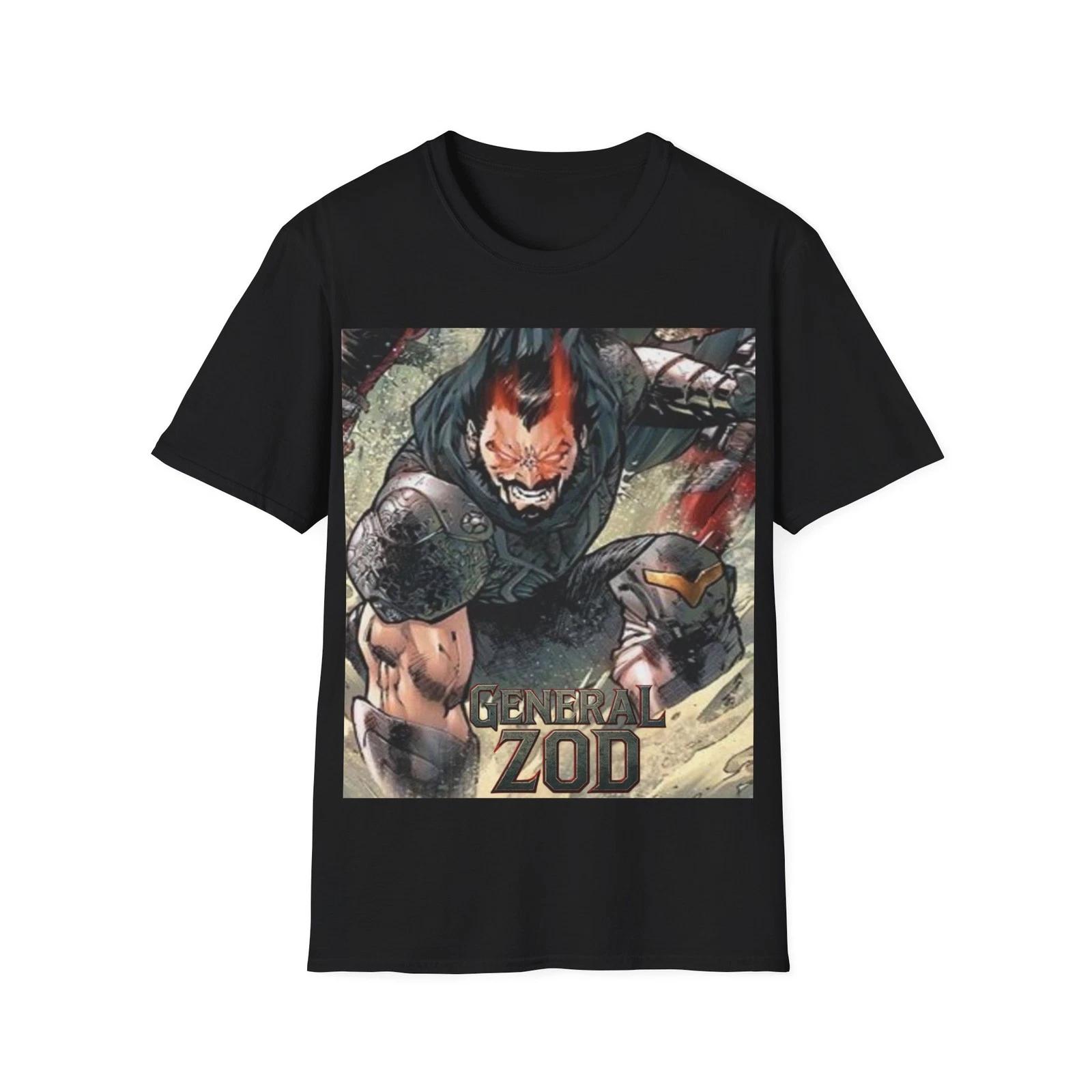 General Zod Kryptonian Armor Tee – Villainous Metallic Design Shirt XL