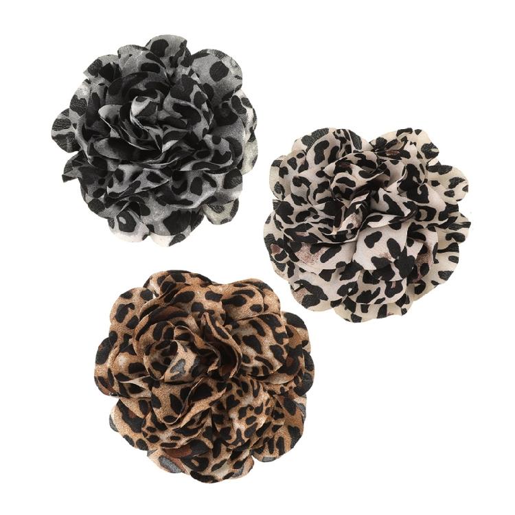 Unique Leopard Patterned Hair Clip Adjustable Size for Easy Styling Adjustable Hair Clamp Adds Charm To Any Hairstyle