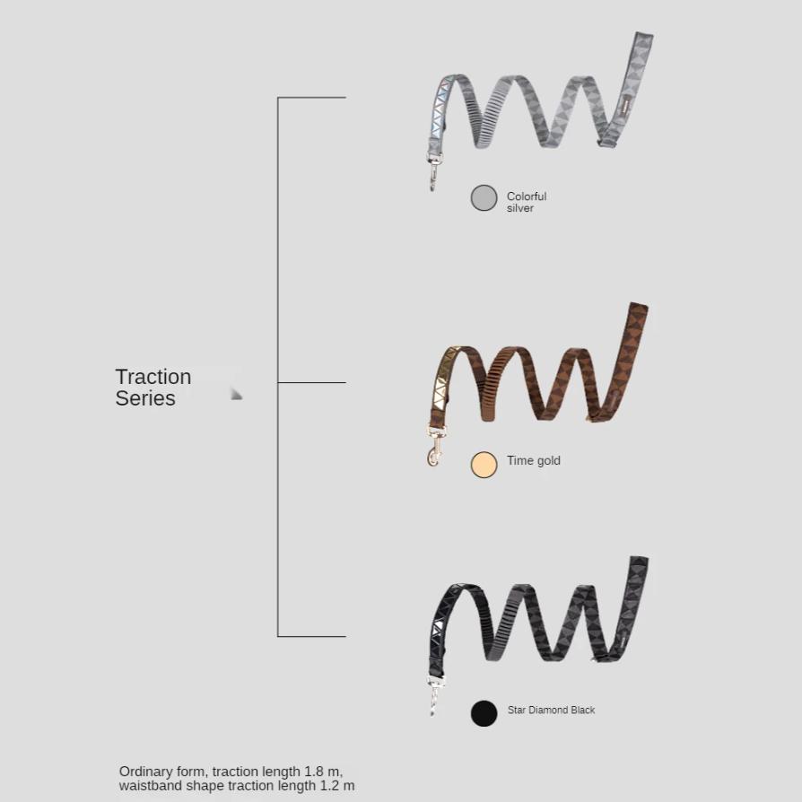 Designový hrudní postroj pro domácí mazlíčky Flitrový postroj pro velké psy Luxusní obojek pro psy s ochranou proti výbuchu Příslušenství pro psy
