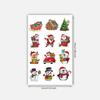 Tattoo Stickers Waterproof Female Lasting Cute Santa Claus Christmas Tattoo Stickers Tattoo Stickers