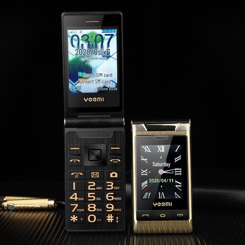 Yimi G10-C Business Flip Phone for Seniors: Large Buttons, Loud Sound, Big Font, Long Battery Life, Multi-language Support