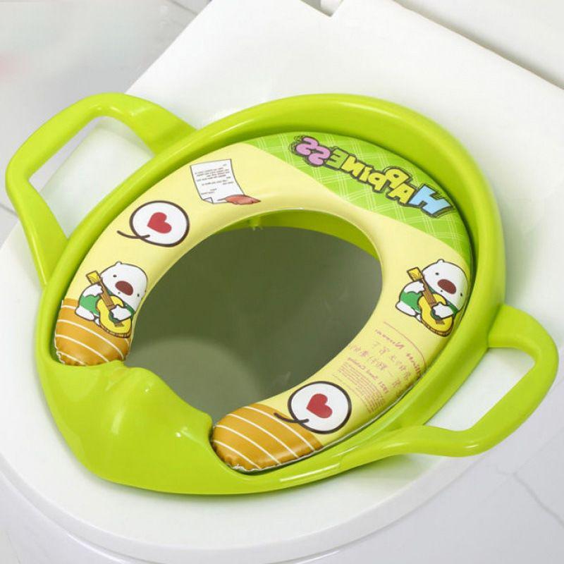 Kids' Soft Toilet Seat for Home Use - Enlarged Comfort for Boys, Girls, Infants, and Toddlers