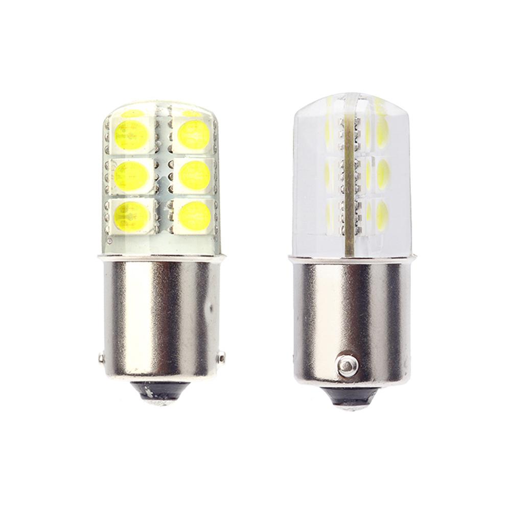1x 1156 P21w Ba15s Led Car Light Silica Gel Smd COB Automobile Vehicle Motorcylce Brake Tail Park Lamp 12v 1W