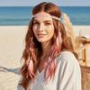 Ikonisches Traumfänger-Netz Boho Quasten-Kopfschmuck Stammes-Feder Haarverlängerungen Freigeistige Mädchen