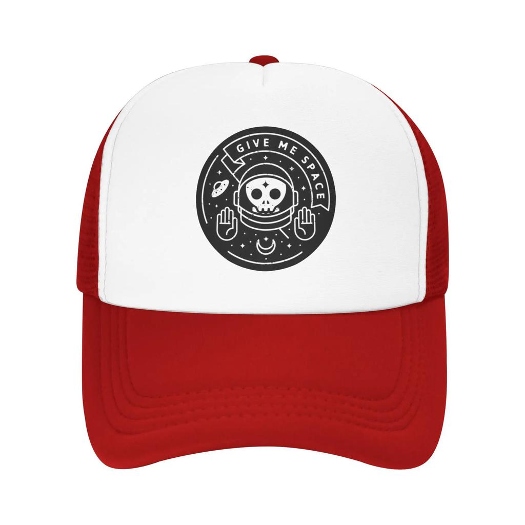 Give Me Space UFO Sport Mesh Baseball Caps Women Adult Female Beach Sunscreen Hat Trucker Cap