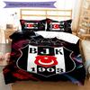 3-teiliges BJK Design Bettwäsche-Set - HD-bedruckte Bettwäsche mit 1 Bettbezug und 2 Kissenbezügen - Perfekt für die Dekoration zu Hause und im Studentenwohnheim