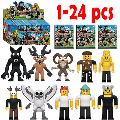 99 Nächte im Wald Blindbox Actionfigur Hirsch Eule Ziege Figur Fans Weihnachtsgeschenke Desktop-Modell Ornamente auf Lager