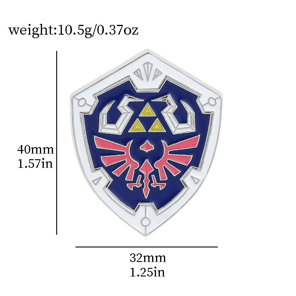 Versatile Adjustable And Legend Of Zelda Breath Of The Wild Metal Badge Pin