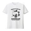 Proud To Be An American XL Bully Owner Mens T Shirt Pitbull Lover Dog Pet Best Friend Vintage Washed Breathable Stylish