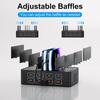 Caricabatterie Rapido Multi-Dispositivo 150W a 16 Porte & Supporto per Telefono/Tablet