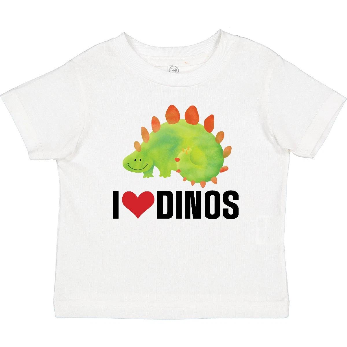 Inktastic Dinosaur I Love Dinos Baby T-Shirt Dino Childs Adorable Lover Infant 150