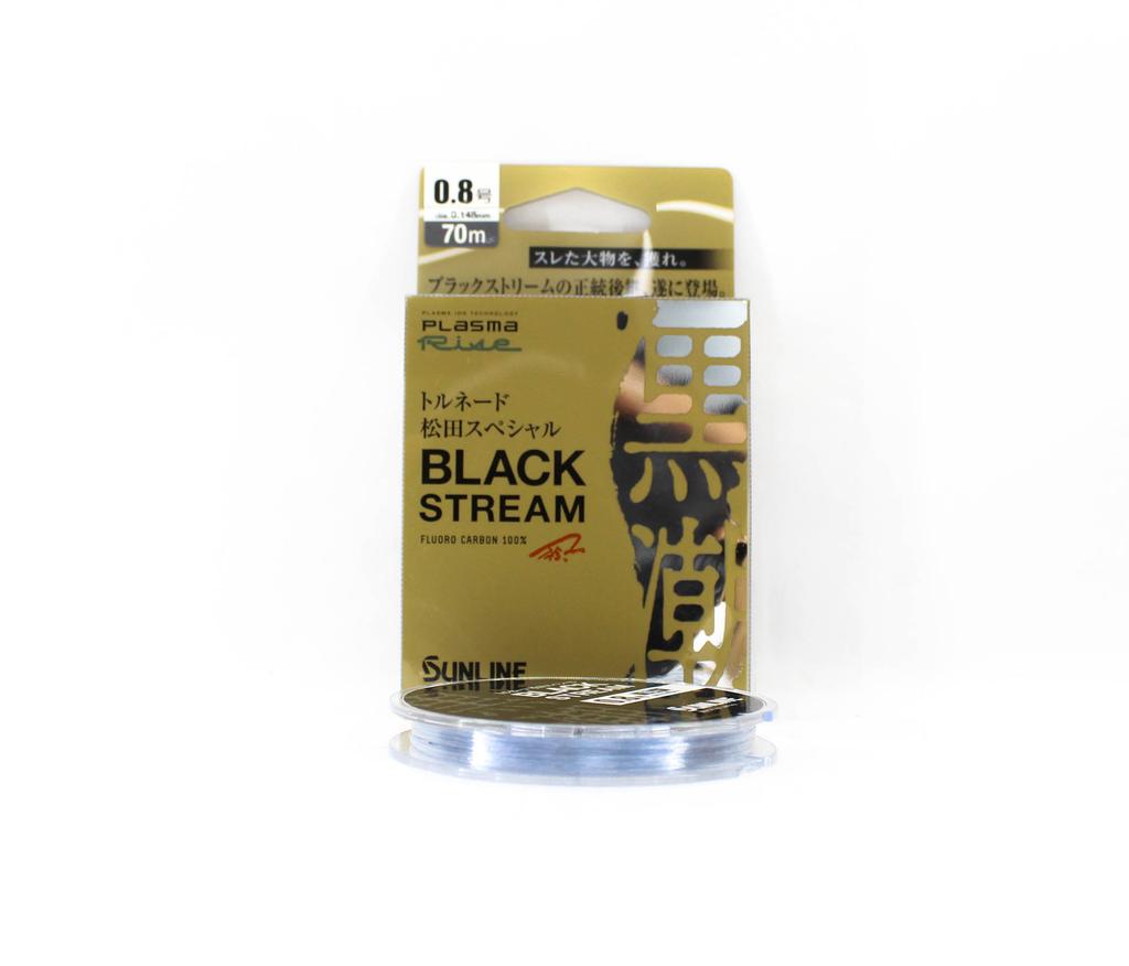 Sunline Fluorocarbon Leader Black Stream Plasma 70m #0.8 3lb 0.148mm (0662)