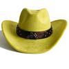 Vegan suede cowboy hat jazz panama hat unisex women's hat wide brim cowboy hat women's hat  cowboy hat