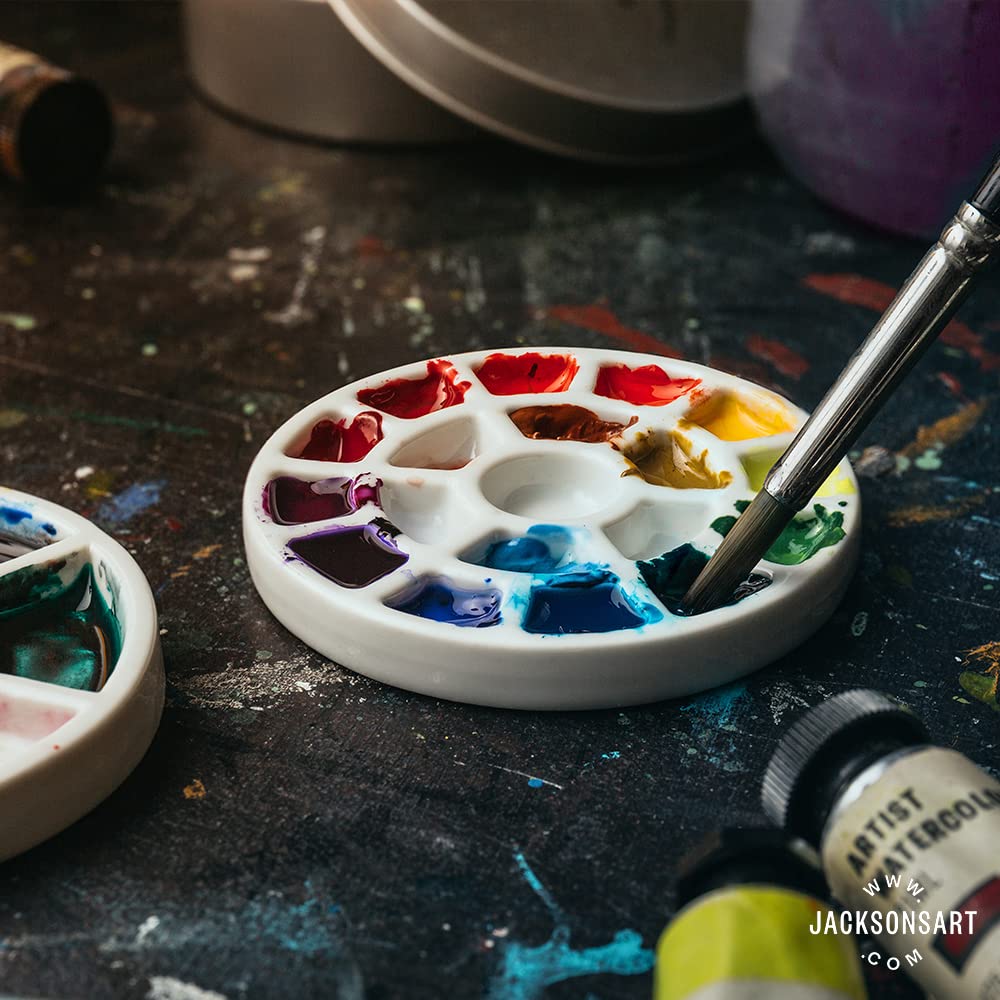 Etchr Etcher Porcelain Mini Set of 19 Dividers Mixed Color Divider Exclusive Round Can Palette, 2, + Palette,