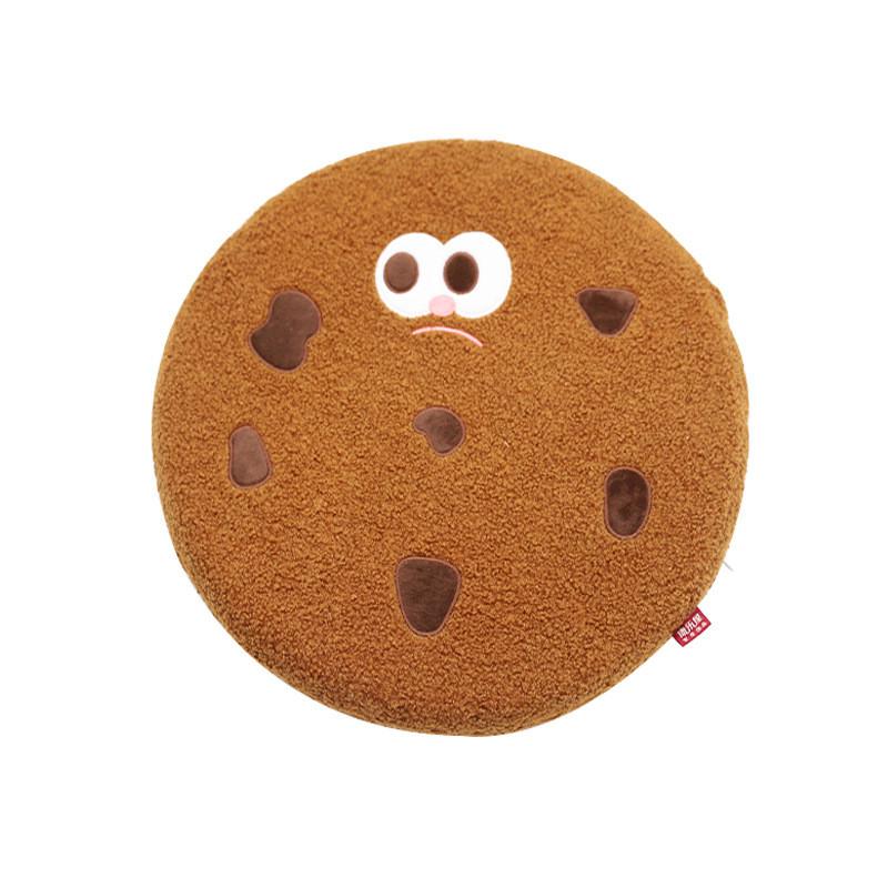 Cartoon Cookie Memory Foam Seat Cushion With Non Slip Base For Living Room And Office Comfort