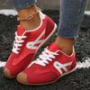 Fashion Fashion Retro Woman Shoes 2025 Spring New Round Toe Flat Shoes Simple Temperament Women's Sneakers Anti Slip Women's Casual Shoe