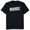 New Limited Angry Grandpa Marvin Novelty Heavy Cotton T Shirt Vintage Washed Homme Fashion Top For Everyday Wear Graphic