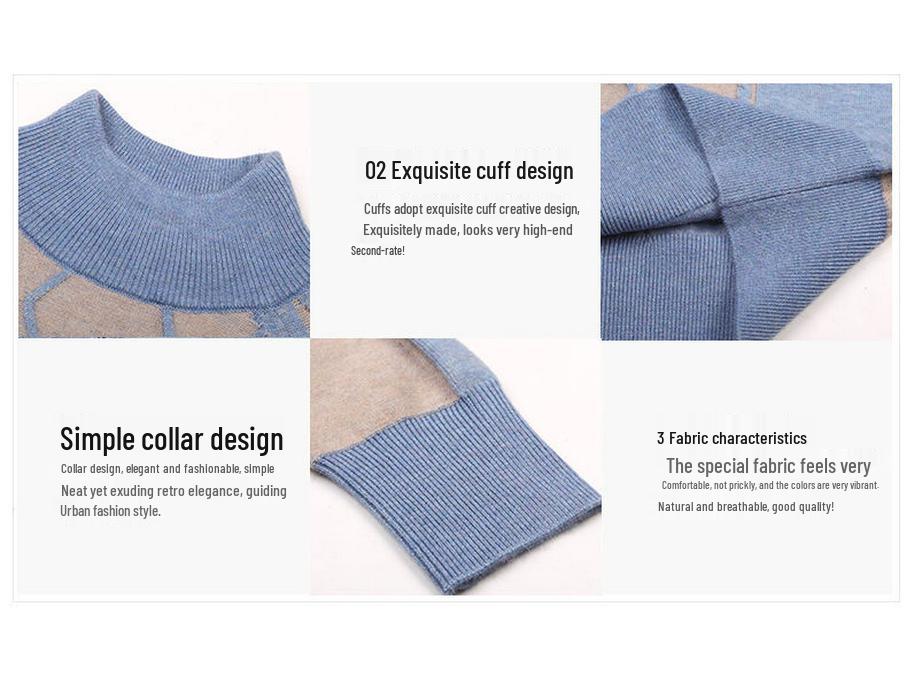 Mom's Casual Knit Wide-Leg Pants Set - Plus Size Autumn/Winter Sweater for Women