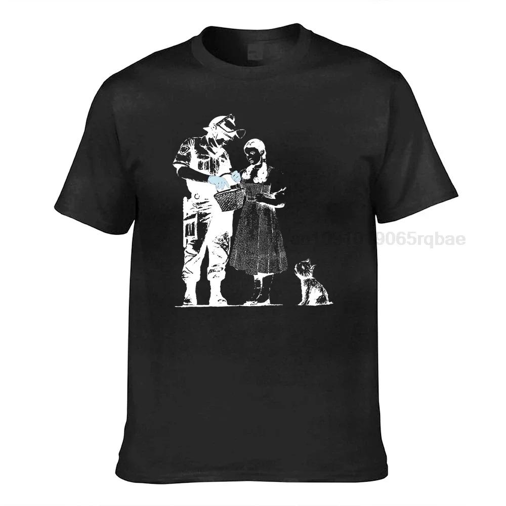 Banksy Dorothy From Oz Wizard Stop And Search Unisexs Ladies Tshirts Sizes Male Brand Teeshirt Unisex Summer Pure Cotton T Shirt