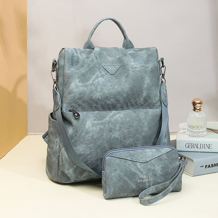 Vielseitiger Rucksack mit großem Fassungsvermögen, tragbare Umhängetasche für Damen