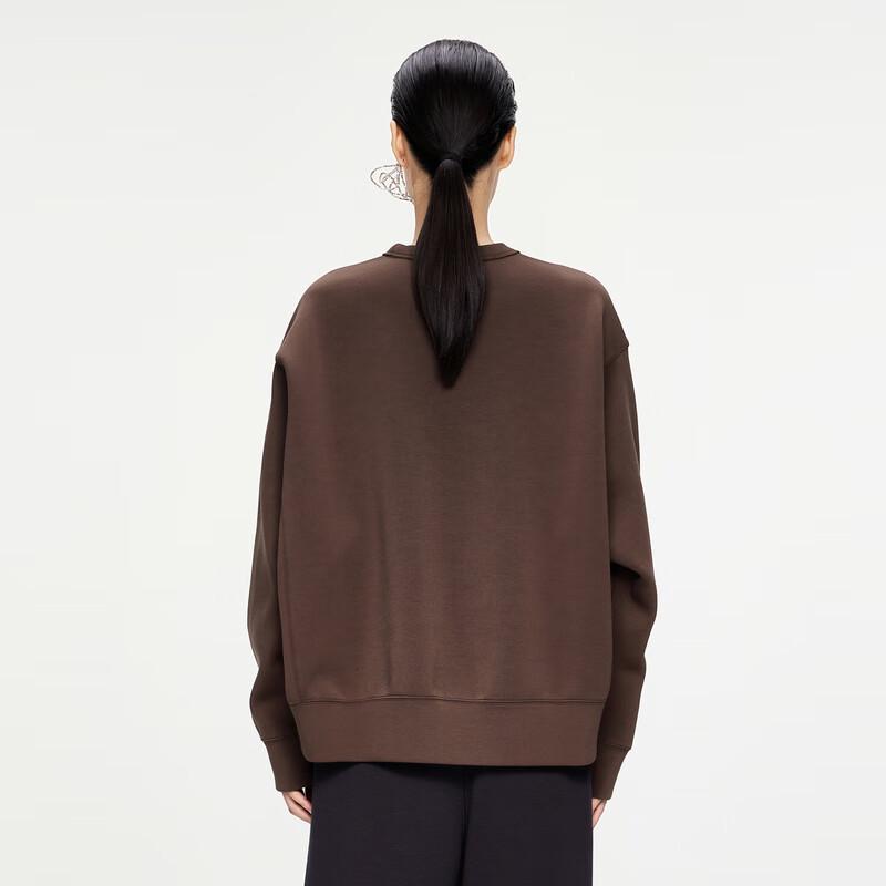 JNBY 2024 Winter Loose Round Neck Sweatshirt