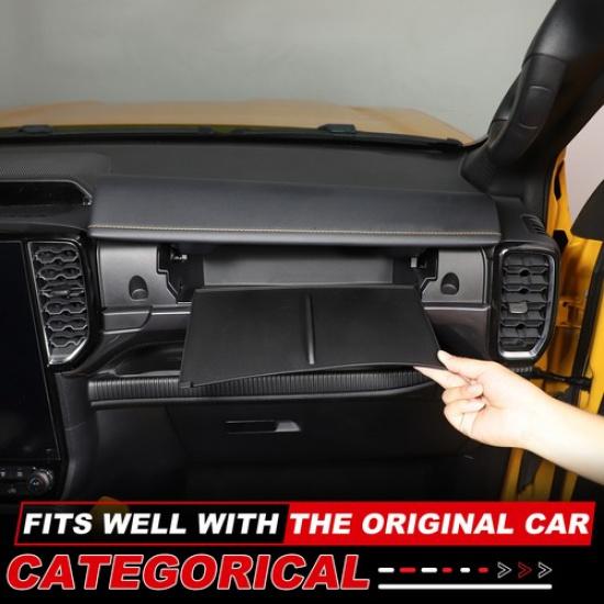 LHD TPE Passanger Side Glove Box Pad Mat for Ford Ranger T9 + US