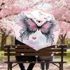 1pc Wings Hearts Automatic Open/Close Umbrella Compact Folding Umbrella with 8-Rib Shaft for Women/Men, Elegant Birthday1190S