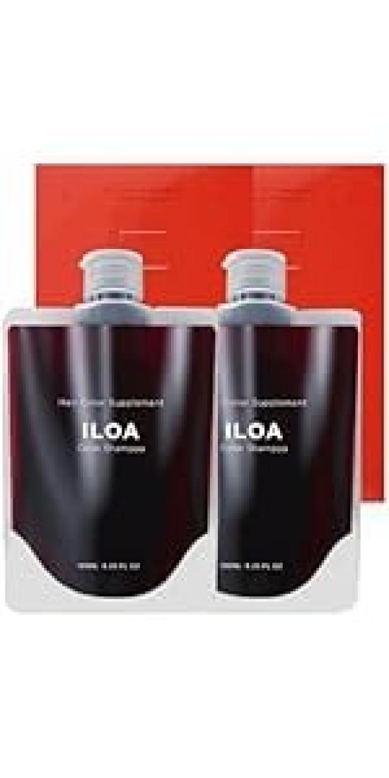 

Пищевая добавка для цвета волос ILOA Шампунь для цвета ILOA Набор из 2 коробок Красный Эксклюзивно для салонов Защита от выцветания 185 мл