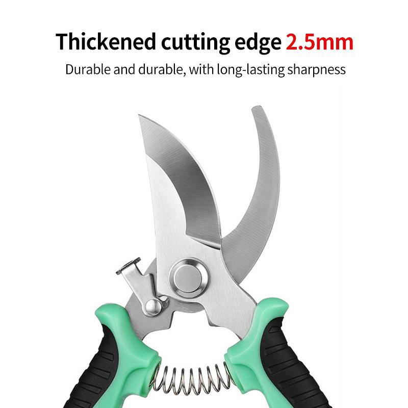 Garden Pruning Shears Stainless Steel Scissors Gardening Plant Branch Pruners Cutter