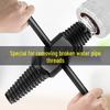 Double-Headed Reverse Thread Extractor for Broken Faucets, Pipes, and Screws