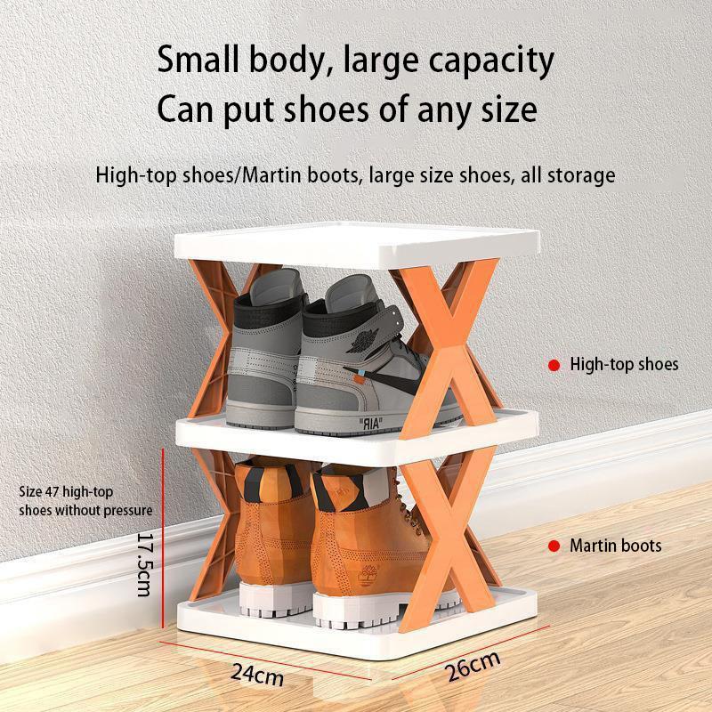 Multi-layer Shoes Racks Detachable Shoe Racks Stackable Removable Space Saving Multi-functional Slippers Holder Organizer