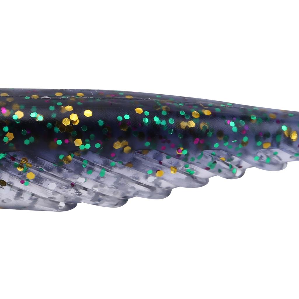 20Pcs Artificial Simulation Silicone Fishing Lure Soft Bait T Tail Soft Worm Accessory